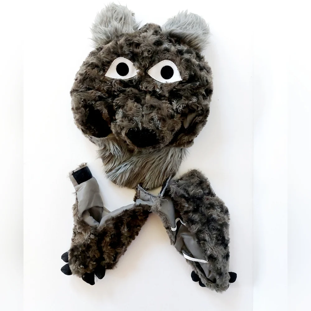 4pc Wolf Costume Belly‎ Babies Halloween Costume size 4-6 youth Big Bad Wolf